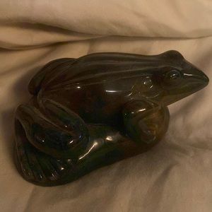 Gemstone frog Fancy Jasper